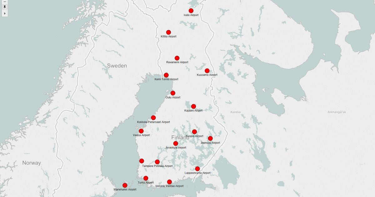 Kat jeyografik nan Fenlann èpòt