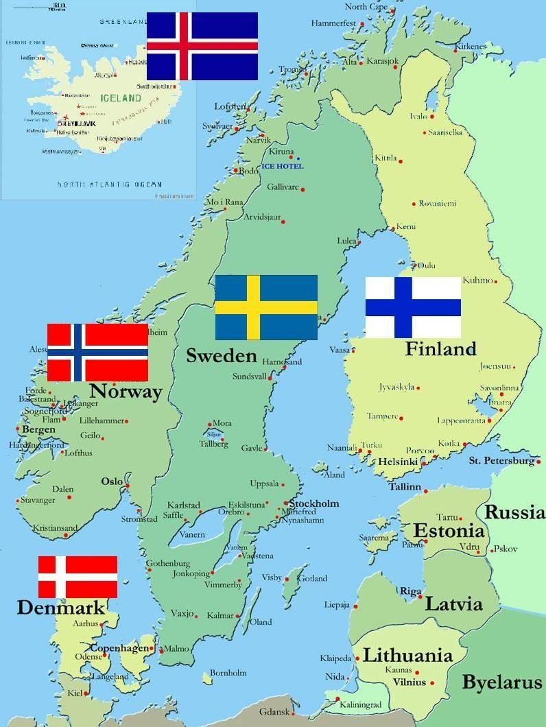 Kat jeyografik nan peyi Fenlann