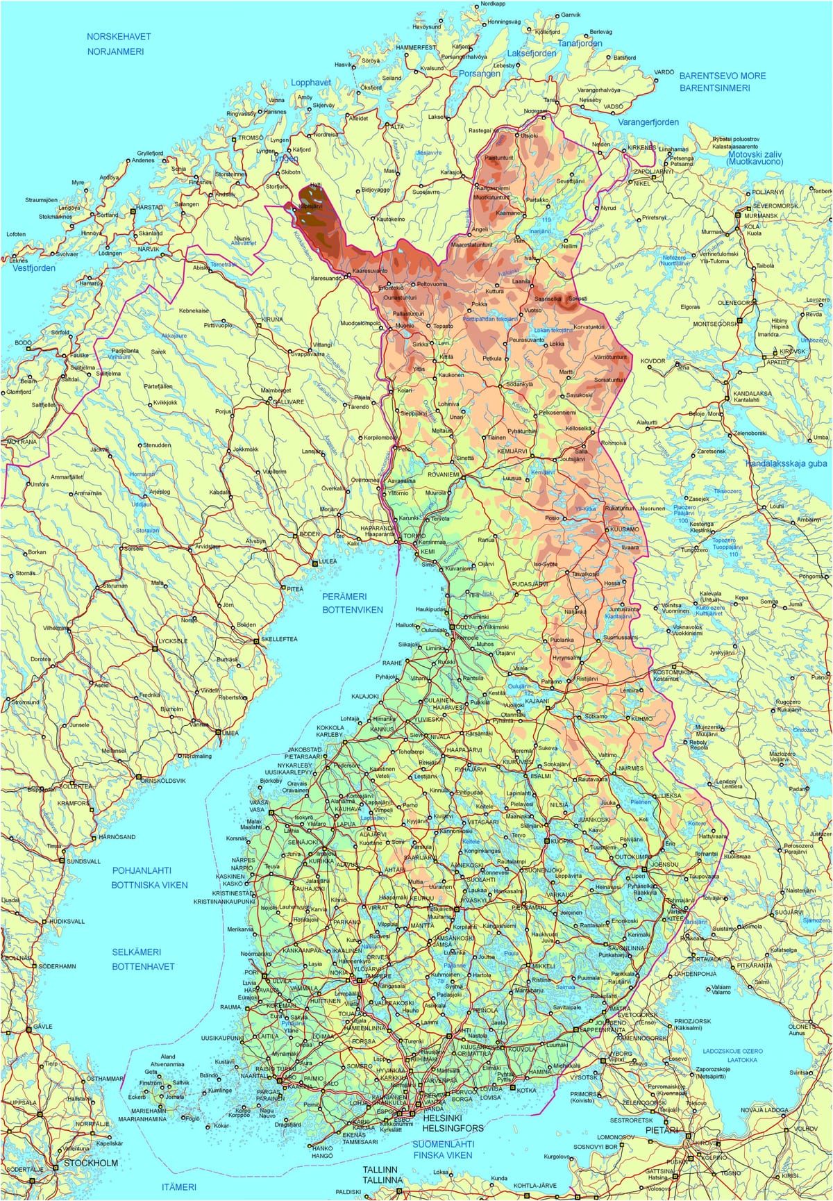 Kat jeyografik nan Fenlann wout