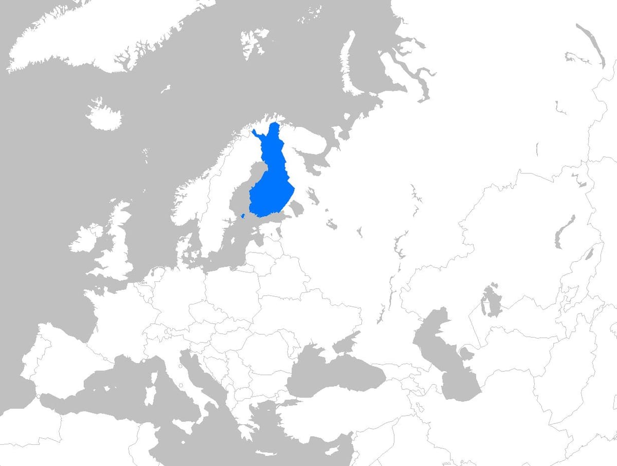 Fenlann sou kat jeyografik la nan ewòp