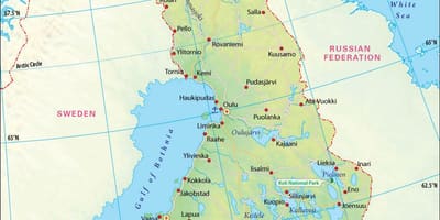 Kat jeyografik nan Fenlann jewografi