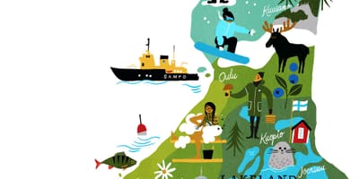 Fenlann vwayaj kat jeyografik