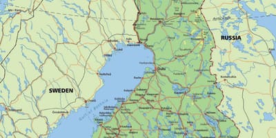 Kat jeyografik nan arctic sèk Fenlann